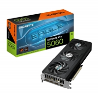 Gigabyte NVIDIA GeForce RTX 5060 EAGLE MAX OC 8GB GDDR7 Graphics Card, 3840 CUDA Cores, 2550 MHz Core Clock, Triple Fan,