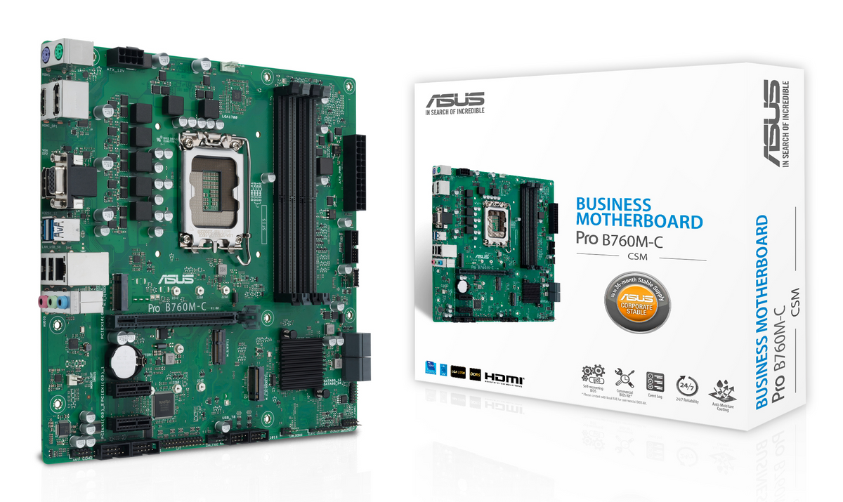 ASUS 1700 PRO B760M-C-CSM M-ATX