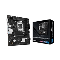 ASRock H610M-HVS/M.2 D5 GEN5 Intel 1700 Socket Motherboard, Micro-ATX, 2x DDR5 Slots, 1x M.2 Socket, GbE LAN, 1x D-Sub /
