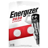 Energizer Lithium Pack of 2 Coin Cell CR2032 Batteries