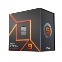 AMD Ryzen 9 7900X with Radeon Graphics, 12 Core Processor, 24 Threads, 4.7GHz up to 5.6GHz Boost, 76MB Cache, 170W, No F