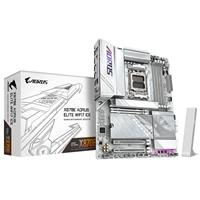 Gigabyte X870E AORUS ELITE WIFI7 ICE AMD AM5 Socket Motherboard, ATX, 4x DDR5 Slots, 4x M.2 Sockets, Fitted I/O Shield, 