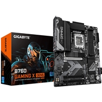 Gigabyte B760 GAMING X GEN5 Intel 1700 Socket Motherboard, ATX, 4x DDR5 Slots, 3x M.2 Sockets, 2.5GbE LAN, 1x HDMI Port 