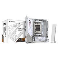 Gigabyte X870I AORUS PRO ICE AMD AM5 Socket Motherboard, Mini-ITX, 2x DDR5 Slots, 2x M.2 Sockets, Fitted I/O Shield, 2.5