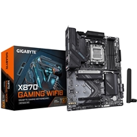 Gigabyte X870 GAMING WIFI6 AMD AM5 Socket Motherboard, ATX, 4x DDR5 Slots, 3x M.2 Sockets, Fitted I/O Shield, 2.5GbE LAN