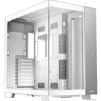 Antec Constellation C8 Aluminum White - Premium Full-View PC Case with Vertical Cooling, Dual Chamber Design, and Extensive Radiator Support