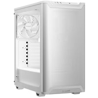 be quiet! Pure Base 501 Airflow Window White ATX Mid Tower Case with USB-A, USB-C, 2 x Pure Wings 2 140mm Black PWM Fans, Sleek Front Panel and Airflow Cover