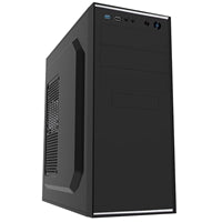 CiT Jet Stream Mid Tower 1 x USB 3.0 / 1 x USB 2.0 Black & Silver Case with 500W PSU