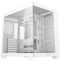 DeepCool CG530 Dual-Chamber Computer Case, Tempered Glass Panels, Advanced Cooling Support, Exceptional Cable Management, White