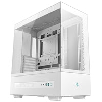DeepCool CH690 Digital ATX Mid-Tower Case, High-Airflow PC Case with Semi-Glass Panel, USB-C Port, Support for 420mm Radiator, 450mm GPU, ATX PSU, White