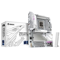 Gigabyte B860 AORUS ELITE WIFI7 ICE Intel 1851 Socket Motherboard, ATX, 4x DDR5 Slots, 3x M.2 Sockets, Fitted I/O Shield