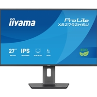 iiyama XB2792HSU-B1 27-Inch Eco IPS LCD, 120Hz, 1ms, Eyesafe & EyeComfort Certified, 1920x1080, 300 cd/m (2) Brightness,