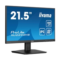 iiyama PROLITE XU2293HS-B6 22 inch IPS Monitor, Full HD, 1ms, HDMI, DisplayPort, Freesync, 100Hz, Speakers, Black, Inter