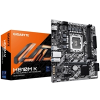 Gigabyte H810M K Intel 1851 Socket Motherboard, Micro-ATX, 2x DDR5 Slots, 1x M.2 Socket, GbE LAN, 1x DisplayPort / 1x HD