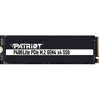 Patriot P400 Lite (P400LP1KGM28H) 1TB PCIe Gen4 x4. M.2 2280 SSD, Read/write speeds up to 3,500MB/s, 2,700MB/s, 5 Year W