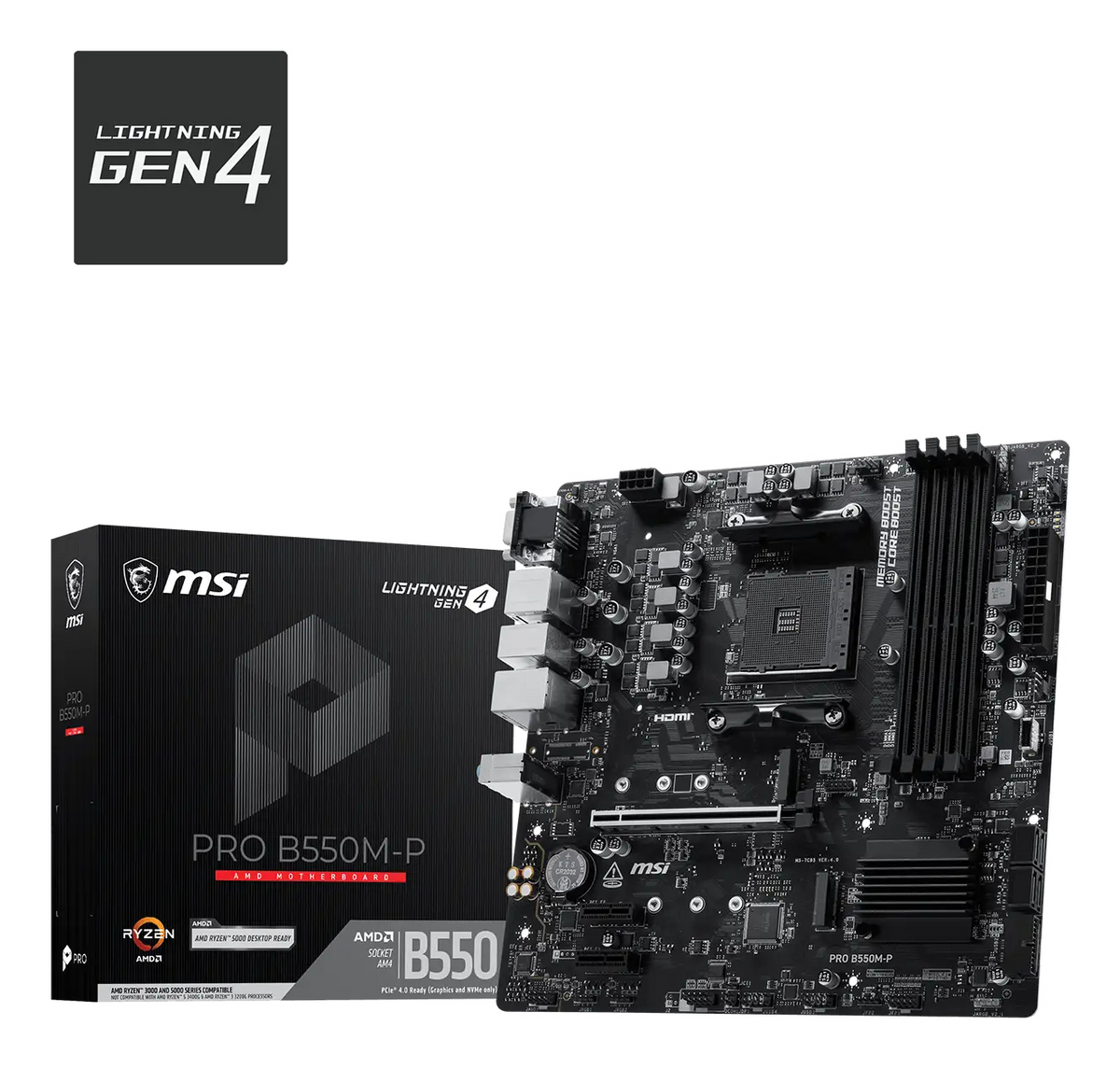 MSI AM4 PRO B550M-P M-ATX
