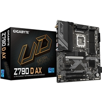 Gigabyte Z790 D AX Ultra Durable Intel 1700 Socket Motherboard, ATX, 4x DDR5 Slots, 3x M.2 Sockets, 2.5GbE LAN, Wi-Fi 6E