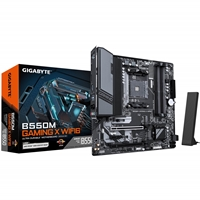 Gigabyte B550M GAMING X WIFI6 AMD AM4 Socket Motherboard, Micro-ATX, 4x DDR4 Slots, 2x M.2 Sockets, Fitted I/O Shield, G