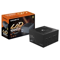 GIGABYTE UD1000GM PG5 1000W PSU, 120mm Smart Hydraulic Bearing Fan, 80 PLUS Gold, Fully Modular, UK Plug, High-Quality J