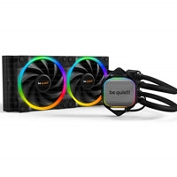 be quiet! Pure Loop 2 FX AiO Liquid CPU Cooler, Universal Socket, 240mm Radiator, 2 x Light Wings 120mm PWM High Speed 2500RPM Addressable RGB Cooling Fan, Addressable RGB LED Pump Head, ARGB PWM Hub Included