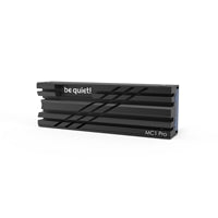 be quiet! (BZ003) MC1 Pro M.2 SSD Cooler, Integrated Heat Pipe, Single/Double Side Compatibility, 2280 Size