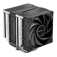 DeepCool AK620 Fan CPU Cooler, Universal Socket, Dual Powerful 120mm FDB PWM Black Fans, 1850RPM, 6 Heat Pipes, 260W Heat Dissipation Power, Unique Matrix Fin Design