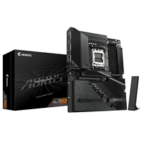 Gigabyte B850 AORUS STEALTH AMD AM5 Socket Motherboard, ATX, 4x DDR5 Slots, 4x M.2 Sockets, Fitted I/O Shield, 5GbE LAN,