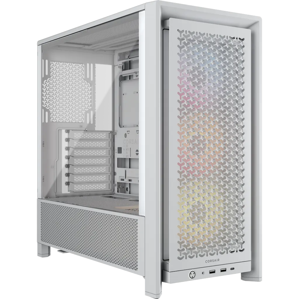 CORSAIR 4000D FRAME RS ARGB WHT MID CASE