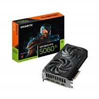 GeForce RTX 5060 Ti WINDFORCE 16GB GDDR7 Graphics Card, 4608 CUDA Cores, 2572 MHz Core Clock, Dual Fan, 3x DisplayPorts / 1x HDMI Port