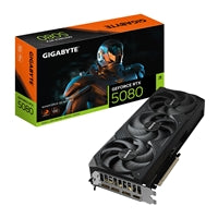 Gigabyte NVIDIA GeForce RTX 5080 WINDFORCE OC SFF 16GB GDDR7 Graphics Card, 10752 CUDA Cores, 2670 MHz Core Clock, Triple Fan, 3x DisplayPorts / 1x HDMI Port