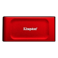 Kingston XS1000 Red (SXS1000R/1000G) 1TB Portable External SSD, Read 1050MB/s, Write 1000MB/s, USB 3.2 Gen 2, 5 Year Warranty