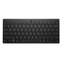 HP 355 Compact Multi-Device Keyboard, Bluetooth Wireless, Pair up to 3 Devices, Up To 2 Year Battery Life, Qwerty UK English Layout, Black