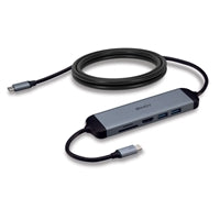 Lindy DST-Micro 140 Laptop Docking Station with USB-C, 1x 4K HDMI and Pass-Through Charging