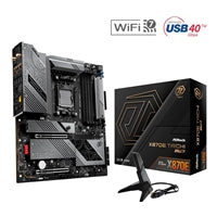 ASRock X870E TAICHI LITE AMD AM5 Socket Motherboard, E-ATX, 4x DDR5 Slots, 4x M.2 Sockets, 3x USB-C Port, Fitted I/O Shield, 5GbE LAN, Wi-Fi 7, 1x HDMI Port / 2x USB-C (USB4)