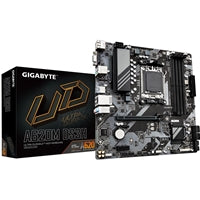 Gigabyte A620M DS3H Ultra Durable AMD AM5 Socket Motherboard, Micro-ATX, 4x DDR5 Slots, 1x M.2 Socket, 1x USB-C Port, GbE LAN, 1x D-Sub / 1x DisplayPort / 1x HDMI Port