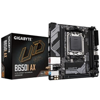 Gigabyte B650I AX Ultra Durable AMD AM5 Socket Motherboard, Mini-ITX, 2x DDR5 Slots, 1x M.2 Socket, 2x USB-C Port, 2.5GbE LAN, Wi-Fi 6E, 1x DisplayPort / 1x HDMI Port