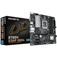 Gigabyte B760M D3HP DDR4 Intel 1700 Socket Motherboard, Micro-ATX, 4x DDR4 Slots, 2x M.2 Sockets, GbE LAN, 1x D-Sub / 1x DisplayPort / 1x HDMI Port
