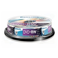 Philips DVD-RW 4X 10PK Spindle