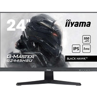 iiyama G-MASTER G2445HSU-B2 24 inch IPS Monitor, Full HD, 1ms, HDMI, DisplayPort, HDCP, USB Hubx2, Freesync, 100Hz, Speakers, Black, Internal PSU, VESA