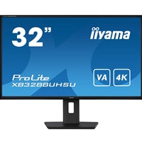 iiyama ProLite XB3288UHSU-B5 32 Inch 4K Monitor, PIP, 60Hz, 3ms, 2x HDMI, 1x DisplayPort, 2x USB Hub, Speakers, Height Adjust, Swivel, Pivot, VESA