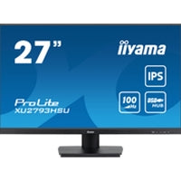 iiyama Prolite XU2793HSU-B6 27 inch Frameless IPS Monitor, Full HD, 1ms, USB Hub, HDMI, DisplayPort, 100Hz, HDCP, Speakers, Black, Internal PSU, VESA
