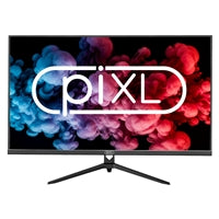 piXL CM32F11 32 Inch Frameless Monitor, Widescreen IPS LCD Panel, Full HD 1920x1080, 4ms Response Time, 75Hz Refresh, Display Port / HDMI, 16.7 Million Colour Support, VESA Wall Mount, Black Finish, 3 Year Warranty