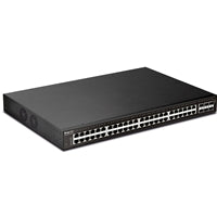 DrayTek VSP2540XS-K VigorSwitch P2540XS 48 Port POE Fully Managed Layer 2+ Switch with 6x 10GbE SFP Ports