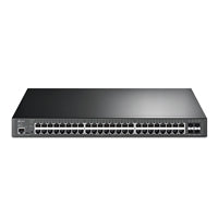 TP-Link TL-SG3452XP 48-Port L2+ Managed GbE PoE+ Access Switch w/ 4 x 10G SFP+ Ports & 3-Year Omada Hosted Cloud Controller