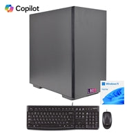 LOGIX Intel Core i3 14th Gen Quad Core 16GB RAM with 500GB SSD Wireless Family Desktop PC with Windows 11 Home & Keyboard & Mouse