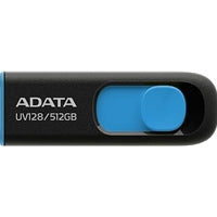 Adata UV128 512GB USB 3.2 Gen 1 Flash Drive, Black and Blue