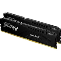 Kingston FURY Beast KF556C40BBK2-64 64GB (2x 32GB) DIMM System Memory, 5600MHz, DDR5, CL40, Black, Intel XMP