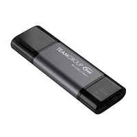 Team TX13128GC01 2 in 1 Dual OTG 128GB Flash Drive, X1 USB 3.2 Gen1, Type C & A, Plug and Play